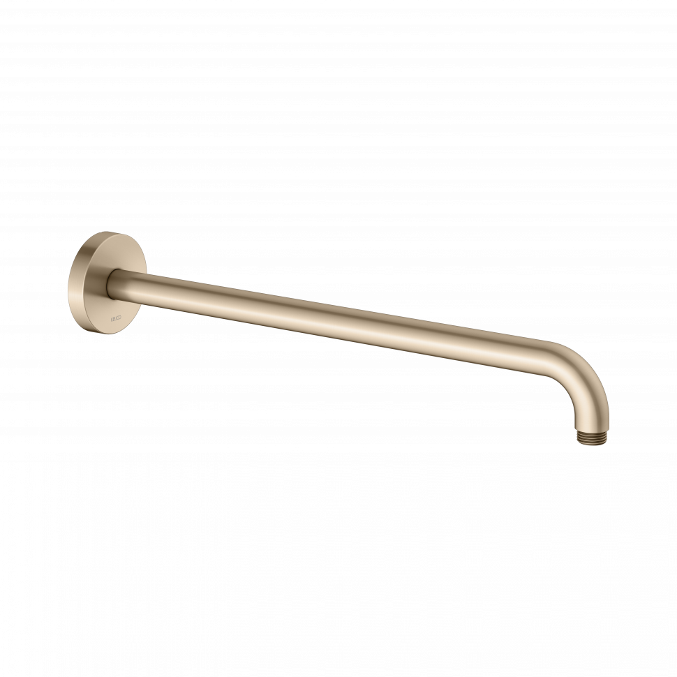 KEUCO ELEGANCE Душевой кронштейн DN 15, из стены, 462 мм, с круглым отражателем, бронза шлифованная