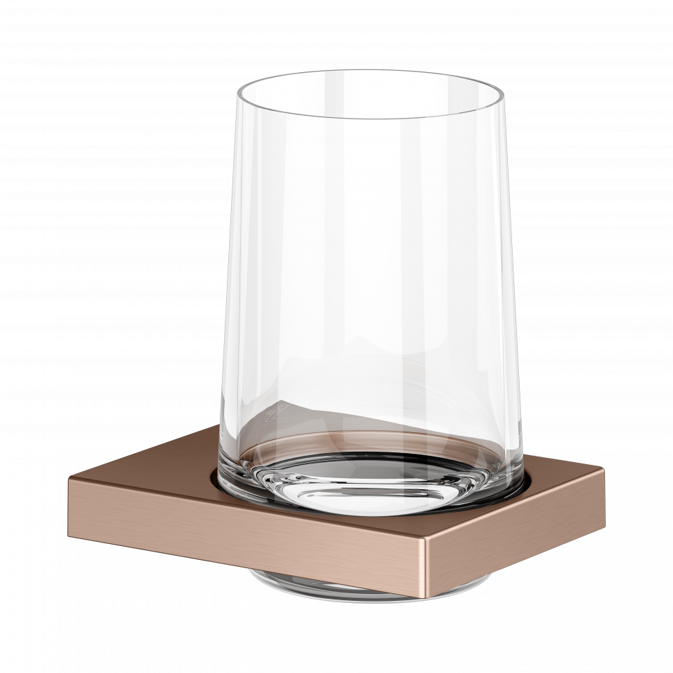 Keuco EDITION 11 Стакан подвесной хрустальный, скрытый крепеж в к-те цвет: brushed red gold